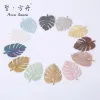 European and American natural leaf pendants, cut turtle back leaf necklaces, accessory materials, earring accessories, diy semi-finished jewelry Application Scenario
